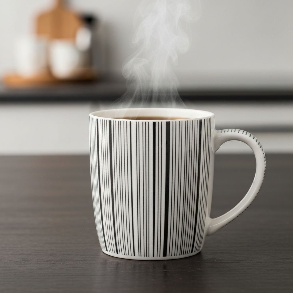 Ceramic Mug - Stripped