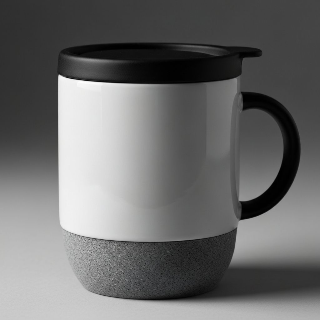 Coffee Mug With Cork Detail