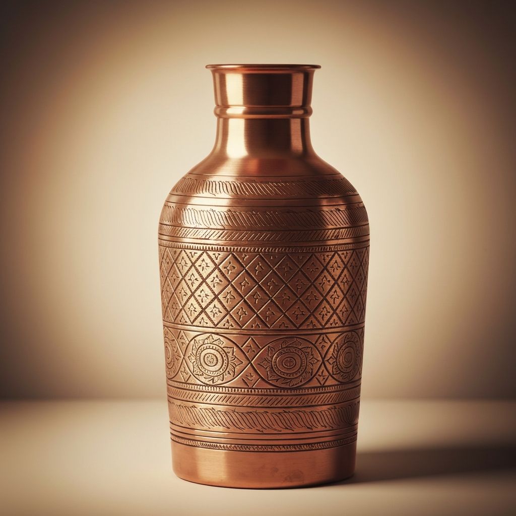 Copper Bottle Set