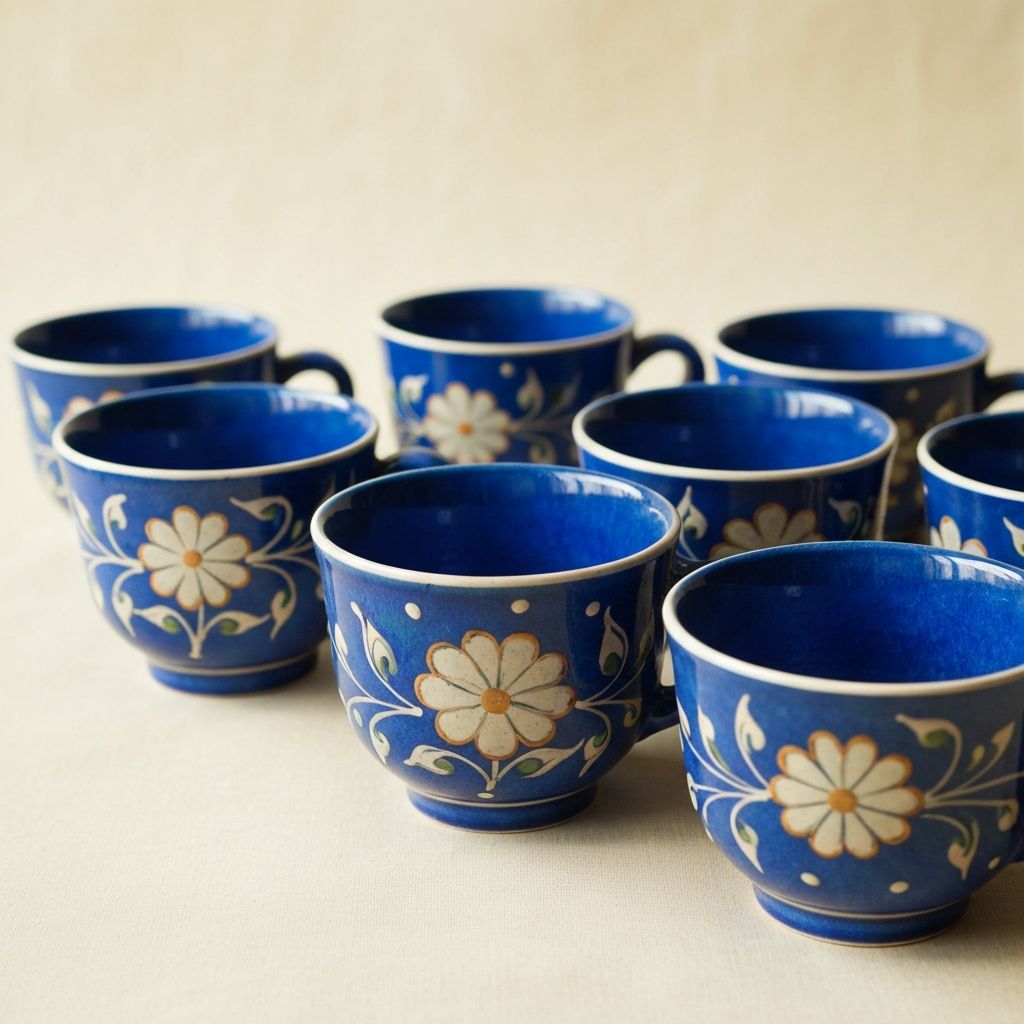 Cutting Chai Ceramic Teacups