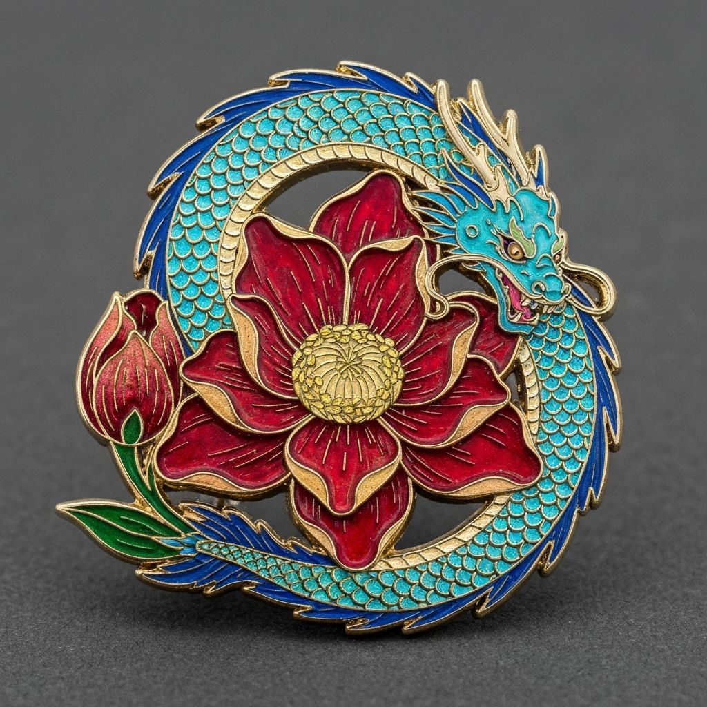 Artistic Lapel Pin - Custom Design