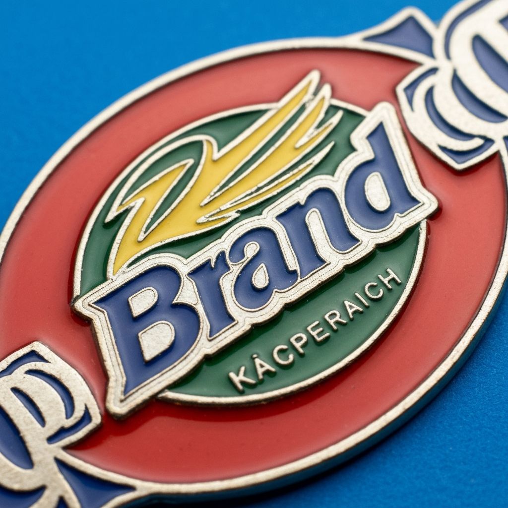 Promotional Badge - Multi-Color Enamel