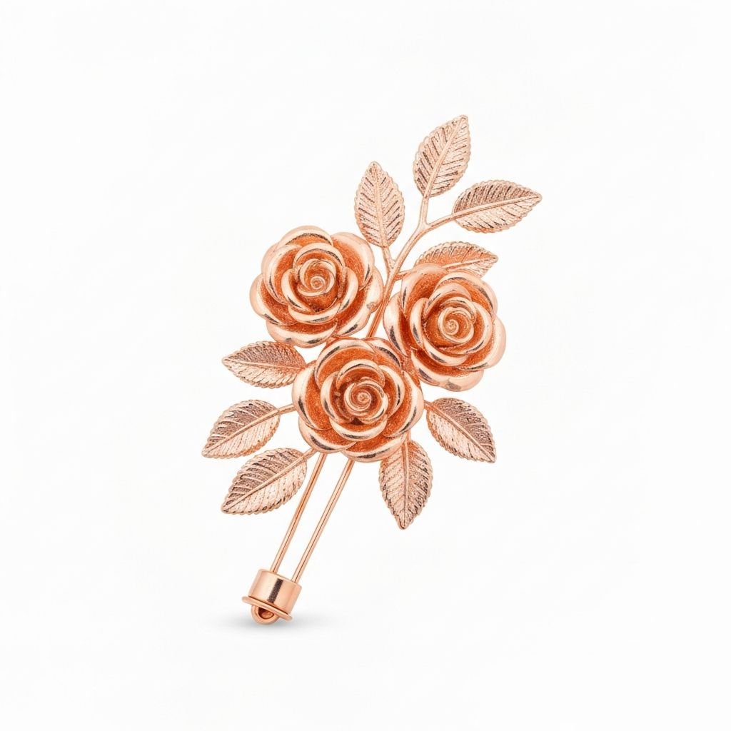 Wedding Lapel Pin - Floral Design
